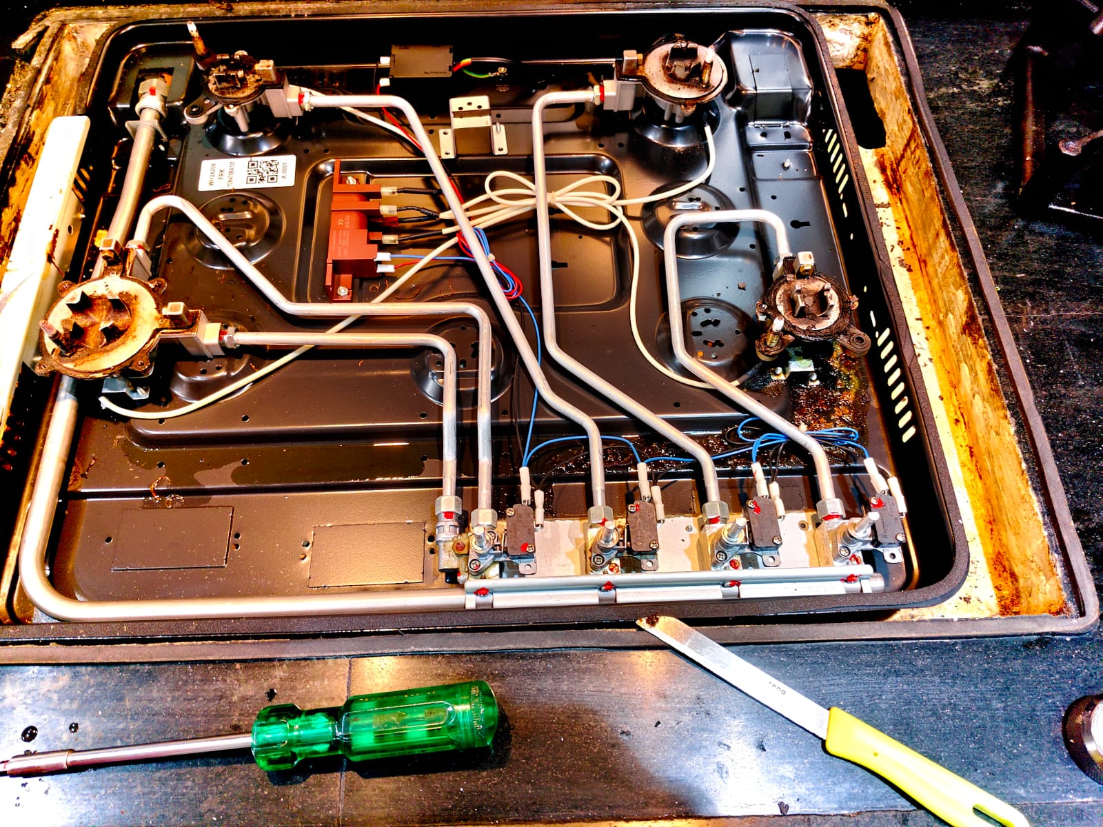 Muskan Service Centre technician working on an appliance