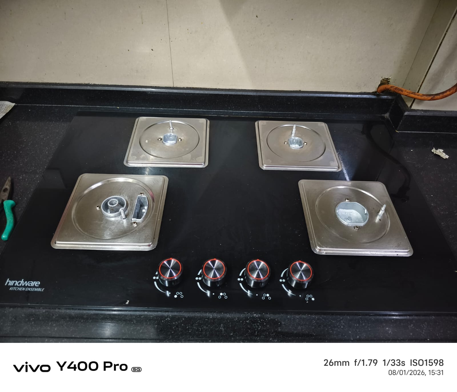 Completed repair job
