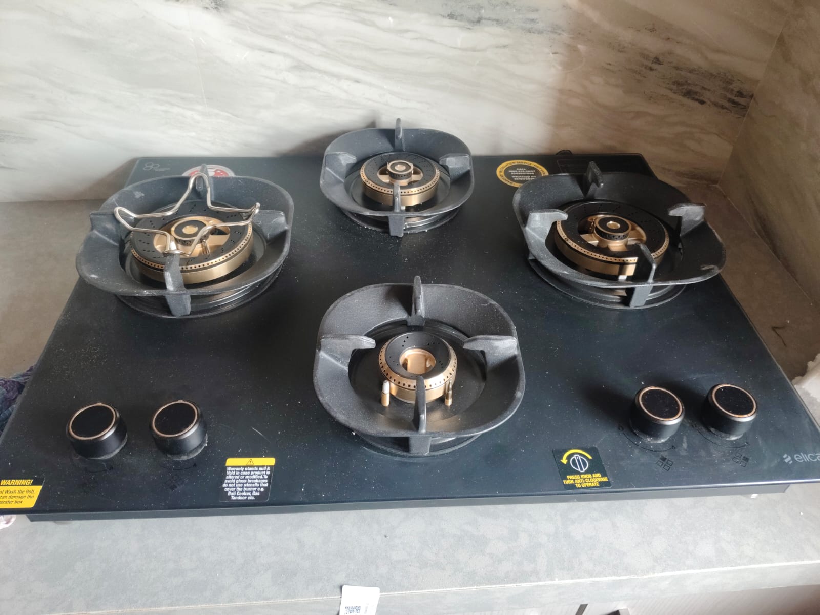 Cooking range repair